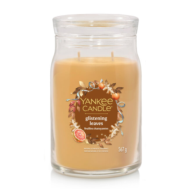 Yankee Candle Glistening Leaves - Signature Large Jar
