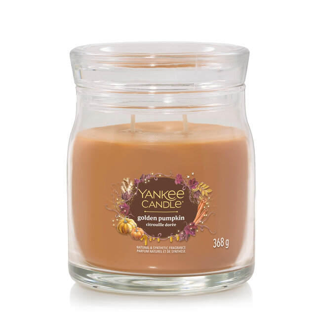Yankee Candle Golden Pumpkin - Signature Medium Jar