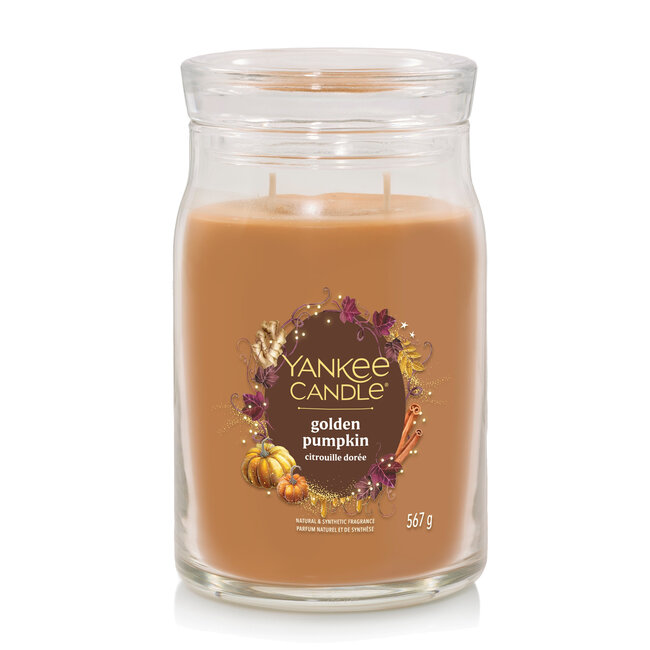 Yankee Candle Golden Pumpkin - Signature Large Jar