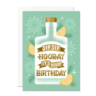 Ricicle Cards Wenskaart - Sip Sip Hooray