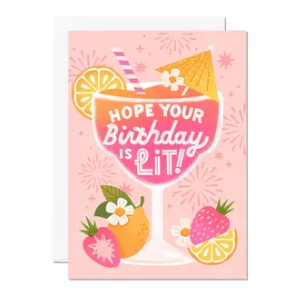 Ricicle Cards Wenskaart - Hope your Birthday is Lit