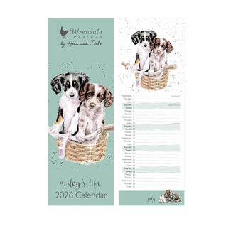 Wrendale Kalender Slim 2026 - A Dog's Life