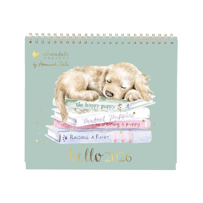 Wrendale Desk Planner 2026 - A Pup's Life