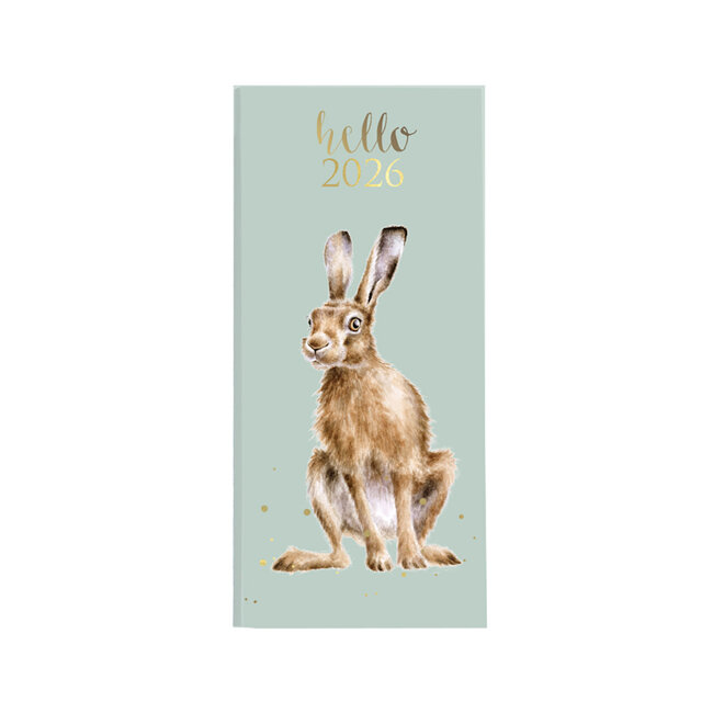 Wrendale Agenda Slim 2026 - Hare