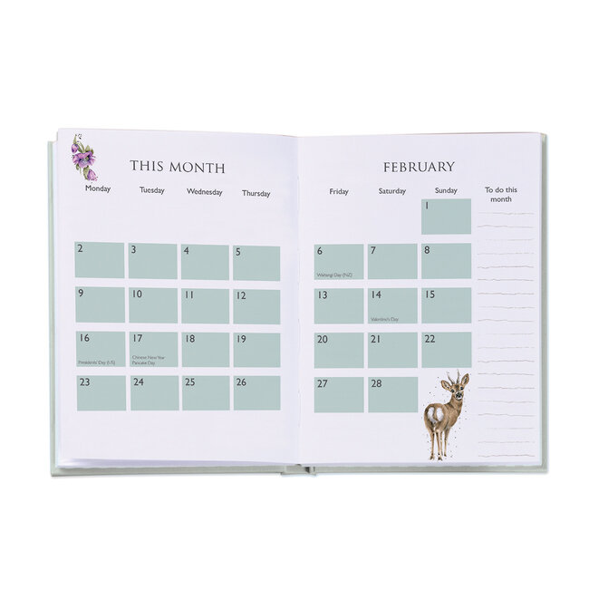 Wrendale Agenda Flexi 2026 - Donkey