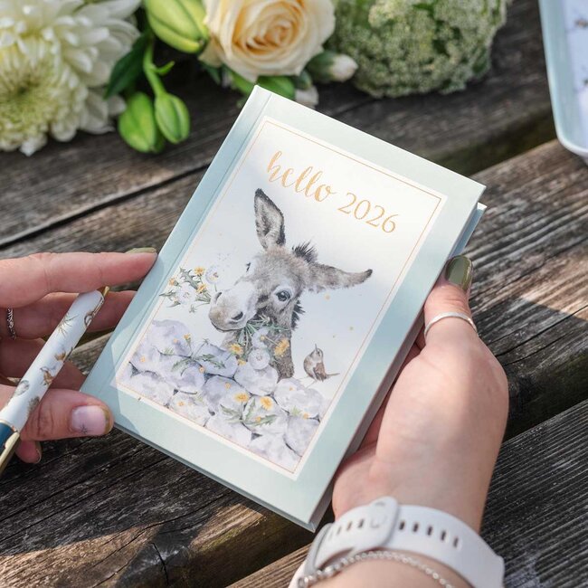 Wrendale Agenda Flexi 2026 - Donkey