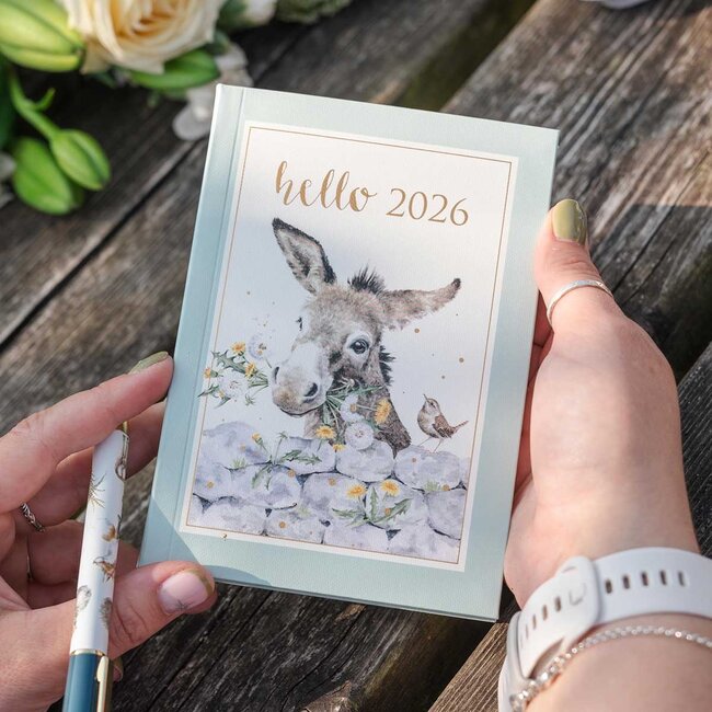 Wrendale Agenda Flexi 2026 - Donkey