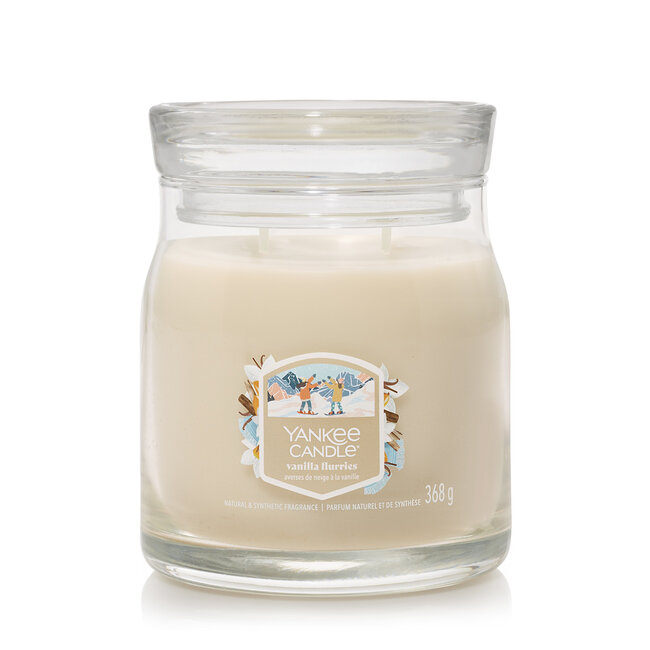 Yankee Candle Vanilla Flurries - Signature Medium Jar