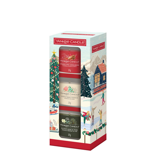 Yankee Candle Après Ski - 3 Filled Votive Christmas Classics Set
