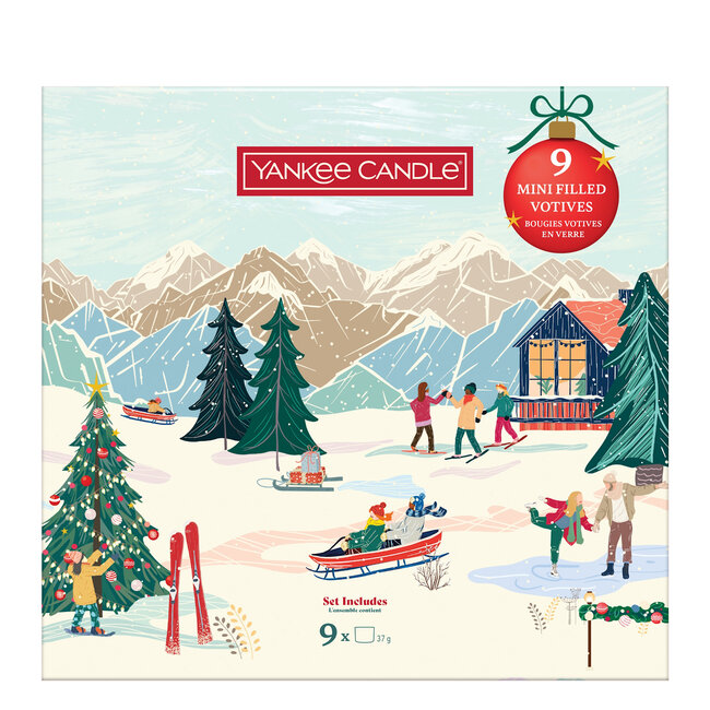 Yankee Candle Après Ski - 9 Filled Votive Book Gift Set