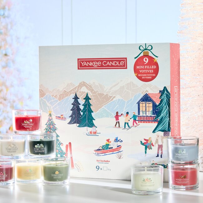 Yankee Candle Après Ski - 9 Filled Votive Book Gift Set