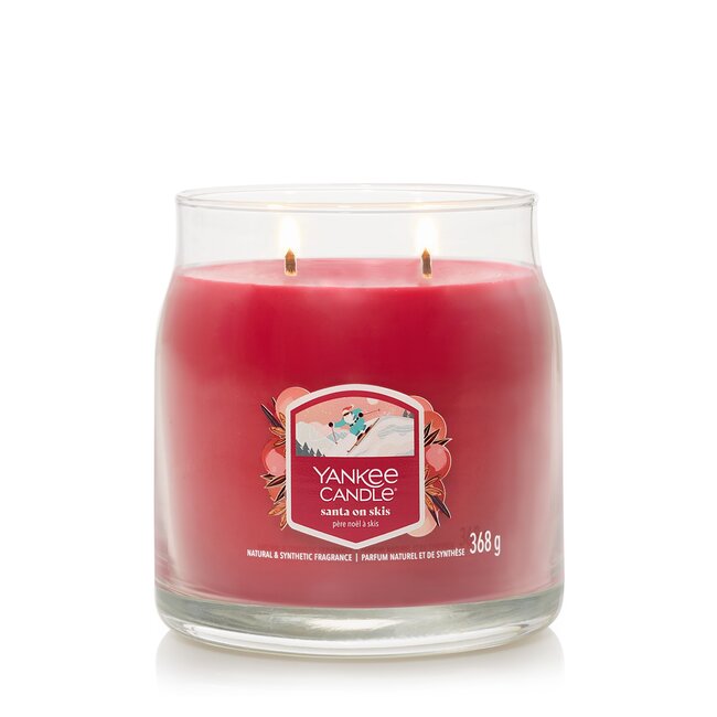 Yankee Candle Santa on Skis - Signature Medium Jar