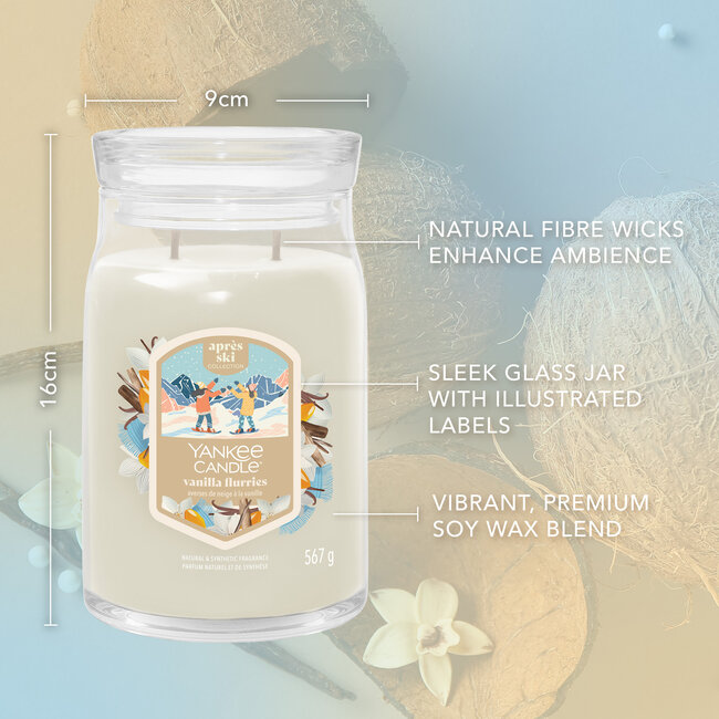 Yankee Candle Vanilla Flurries - Signature Large Jar