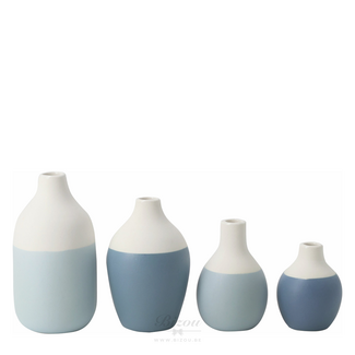 Räder Set 4 Minivaasjes - Blauw