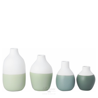 Räder Set 4 Minivaasjes - Groen