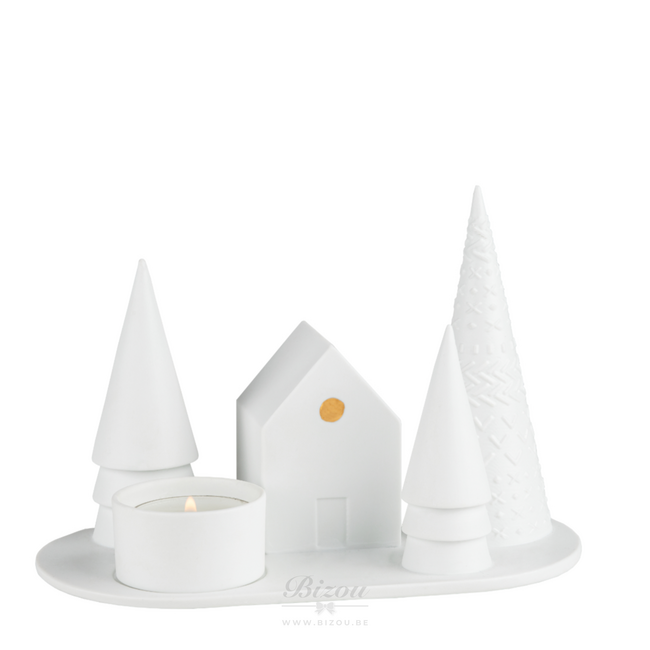 Räder Theelichthouder - Forest Cabin