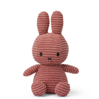 Bon Ton Toys Knuffel Nijntje - Corduroy Dusty Rose Bon Ton Toys Knuffel Nijntje - Corduroy Dusty Rose