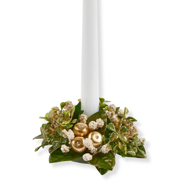 Enzo de Gasperi Krans - Groen/Goud - Small