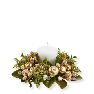 Enzo de Gasperi Krans - Groen/Goud - Medium