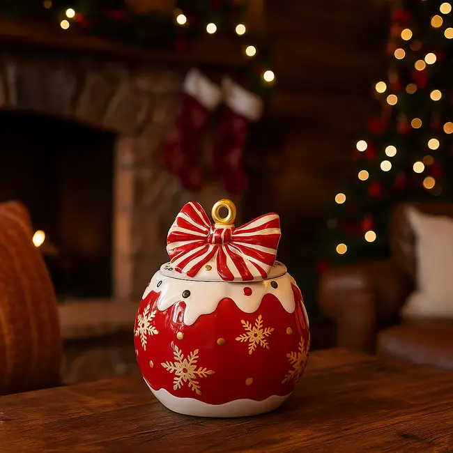Enzo de Gasperi Decoratie Bewaarpot - Christmas Bauble Small