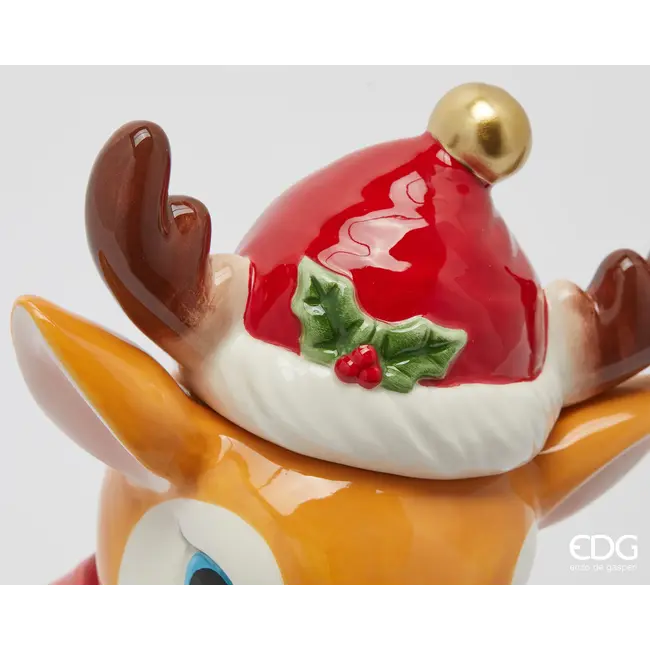 Enzo de Gasperi Decoratie Bewaarpot - Reindeer