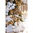 Enzo de Gasperi Kerstbal - Gold Sparkle - Medium