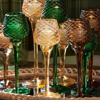 Enzo de Gasperi Sfeerlicht op Voet - Pine Medium - Beige