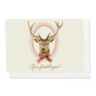 Enfant Terrible Set 5 Wenskaarten - Fijne Feestdagen