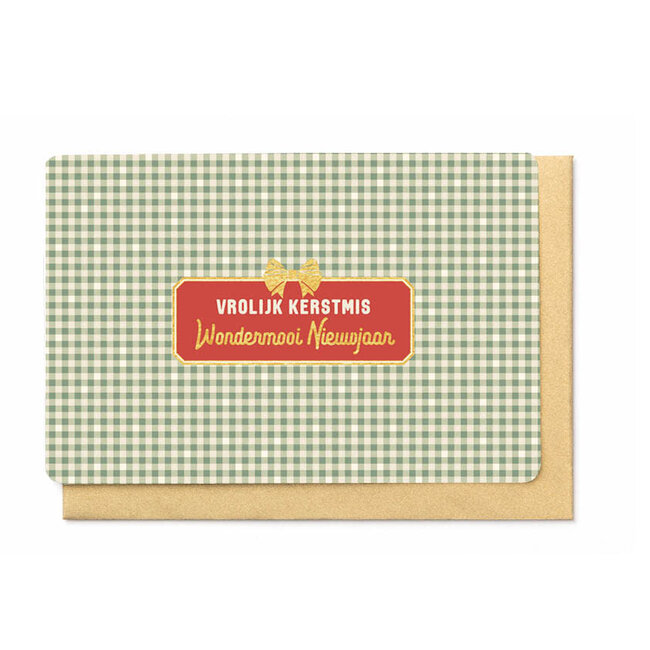 Enfant Terrible Set 5 Wenskaarten - Vrolijk Kerstmis Wondermooi Nieuwjaar