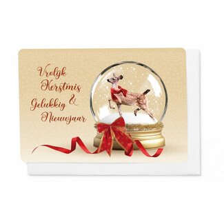 Enfant Terrible Set 5 Wenskaarten - Vrolijk Kerstmis & Gelukkig Nieuwjaar