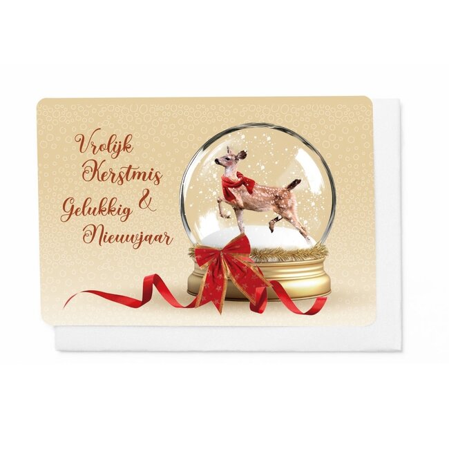 Enfant Terrible Set 5 Wenskaarten - Vrolijk Kerstmis & Gelukkig Nieuwjaar