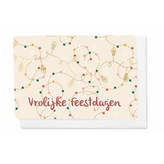 Enfant Terrible Set 5 Wenskaarten - Vrolijke Feestdagen