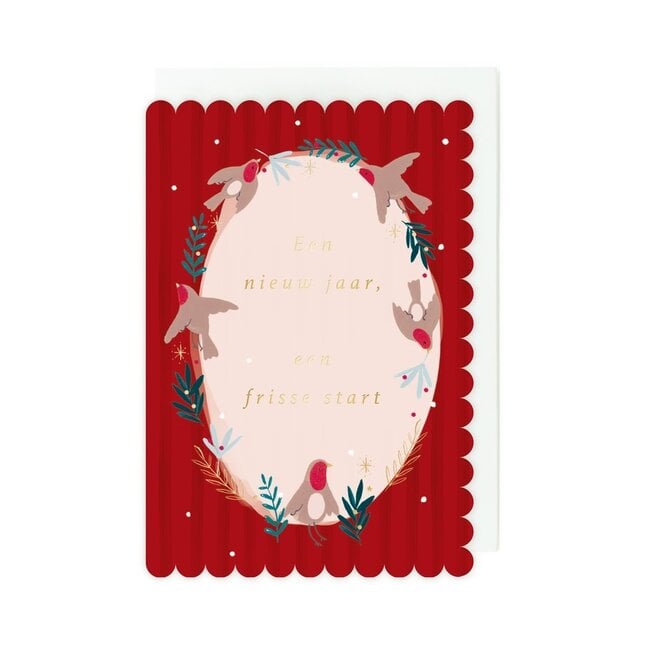 Enfant Terrible Set 8 Wenskaarten - Een nieuw jaar, een Frisse Start
