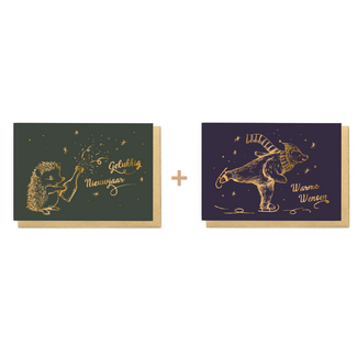 Enfant Terrible Set 10 Wenskaarten - Gelukkig Nieuwjaar