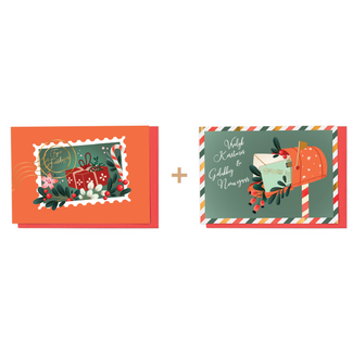 Enfant Terrible Set 10 Wenskaarten - Fijne Feestdagen