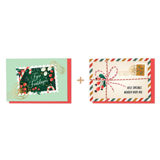 Enfant Terrible Set 10 Wenskaarten - Fijne Feestdagen