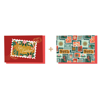 Enfant Terrible Set 10 Wenskaarten - Fijne Feestdagen