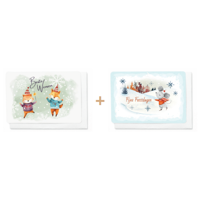 Enfant Terrible Set 10 Wenskaarten - Beste Wensen