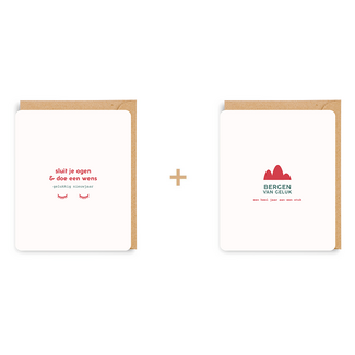 Enfant Terrible Set 8 Wenskaarten - Bergen van Geluk