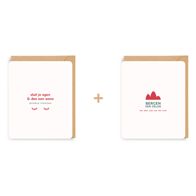 Enfant Terrible Set 8 Wenskaarten - Bergen van Geluk