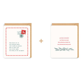 Enfant Terrible Set 8 Wenskaarten - Deze Kerst...