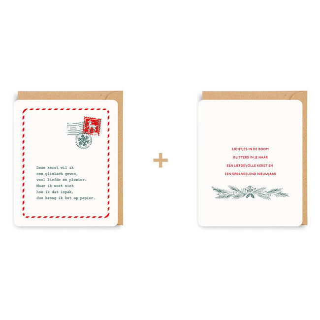 Enfant Terrible Set 8 Wenskaarten - Deze Kerst...