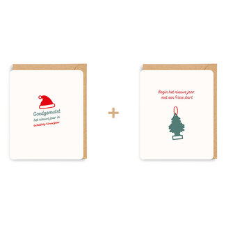 Enfant Terrible Set 8 Wenskaarten - Gelukkig Nieuwjaar