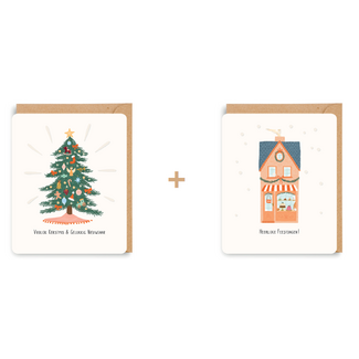 Enfant Terrible Set 8 Wenskaarten - Heerlijke Feestdagen!