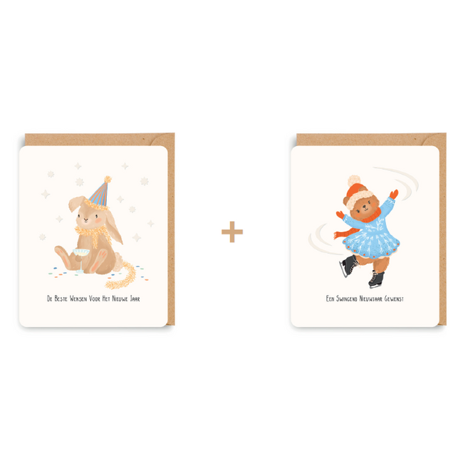 Enfant Terrible Set 8 Wenskaarten - Beste Wensen