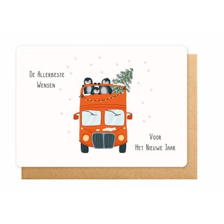 Enfant Terrible Wenskaart - De Allerbeste Wensen voor het Nieuwe jaar