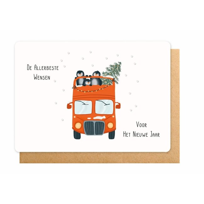 Enfant Terrible Wenskaart - De Allerbeste Wensen voor het Nieuwe jaar