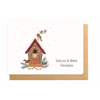 Enfant Terrible Wenskaart - Gezellige & Warme Feestdagen