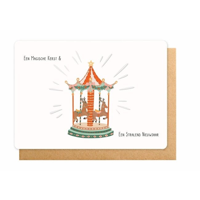 Enfant Terrible Wenskaart - Een Magische Kerst & een Stralend Nieuwjaar