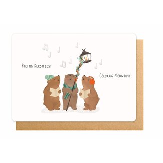 Enfant Terrible Wenskaart - Prettig Kerstfeest- Gelukkig Nieuwjaar